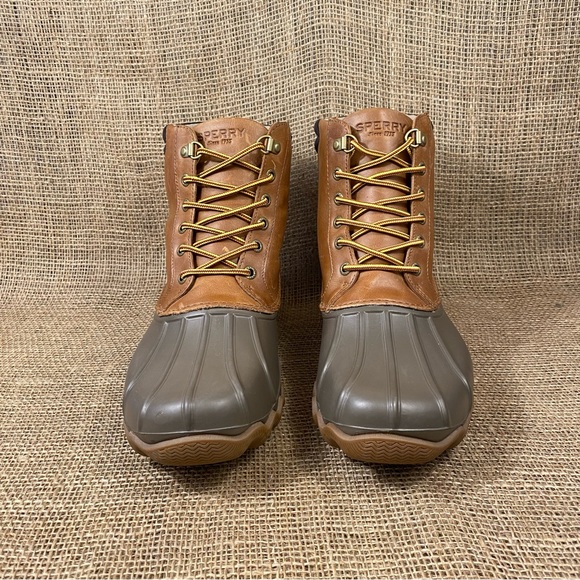 🛑SOLD🛑  Sperry Duck Boots Top sider Brown Waterproof  Size 9.5 - Picture 10 of 10